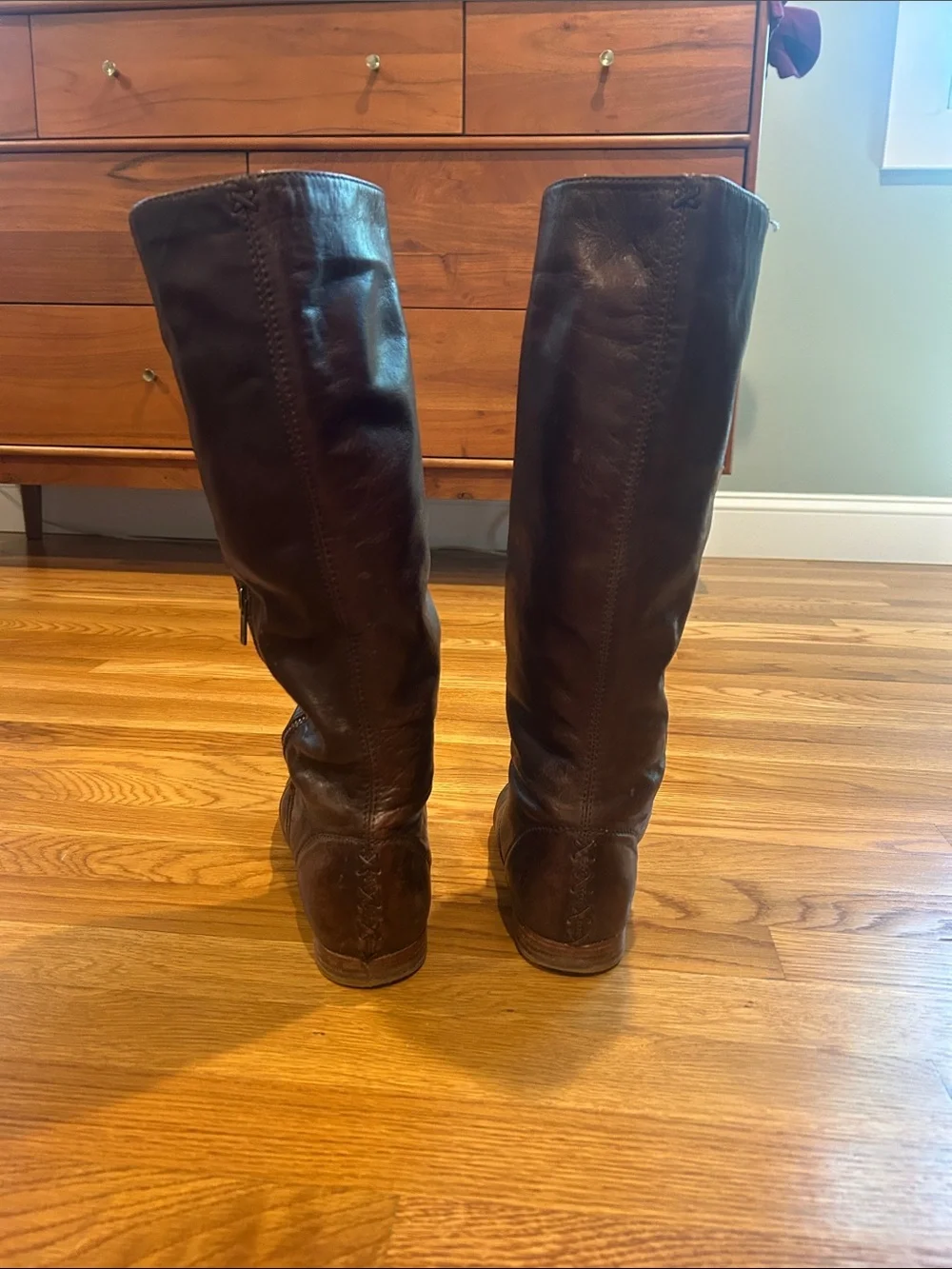Frye Women's Tall Brown Leather Boots